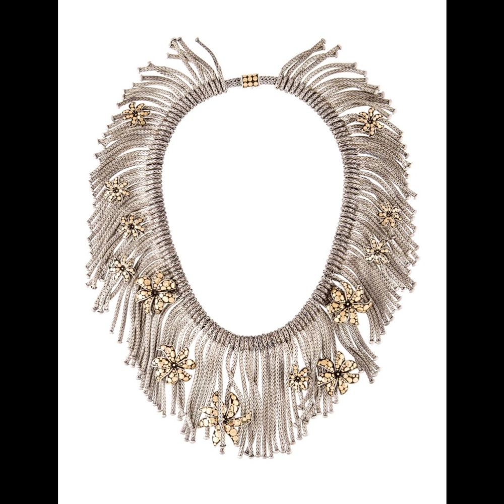 John Hardy ‘Ayu Dot Jasmine Fringe Necklace’.